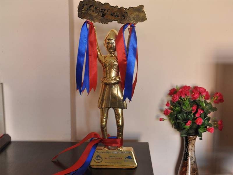 Mohan Lamsal : Tourism Man of the Year 2016
